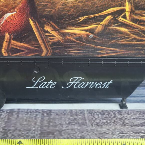 New Ray semi trailer plastic tri axle late harvest w/Pheasant decal no rear door - Picture 2 of 12